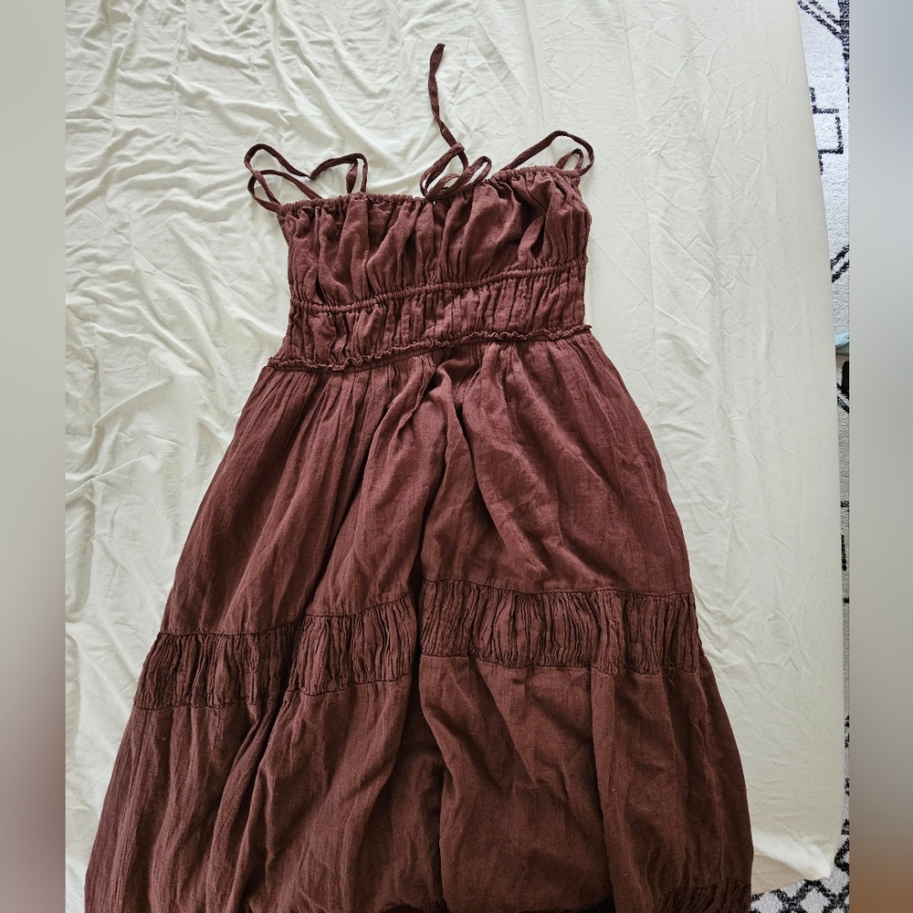 NWT Free People Taking Sides Maxi Dress